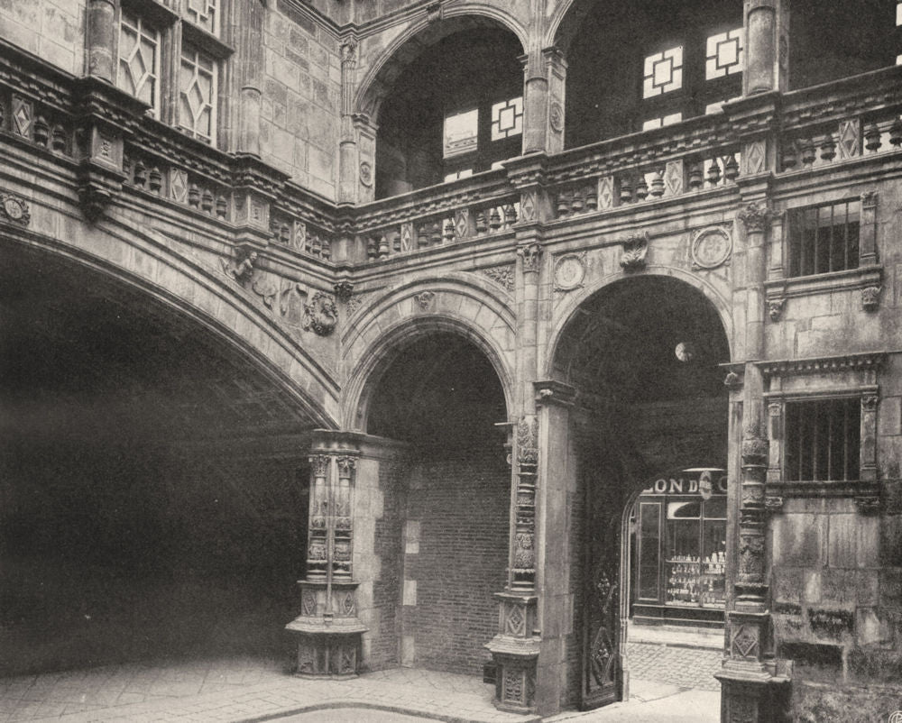 HAUTE-GARONNE. Toulouse- Hôtel Bernuy 1903 old antique vintage print picture